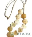 Round MOP Shell Necklace