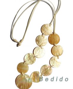 Round MOP Shell Necklace