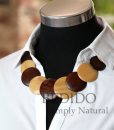 womens wood necklace chunky