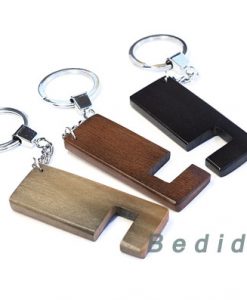 iphone stand keychain brown black gray