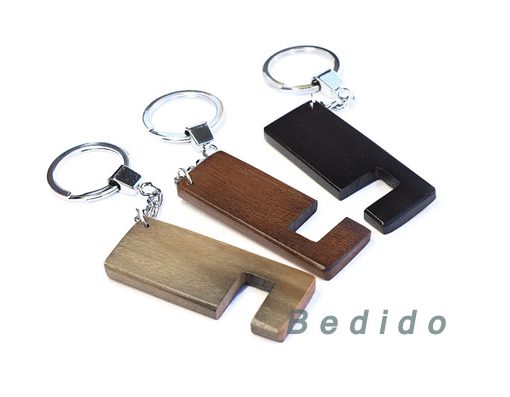 iphone stand keychain brown black gray