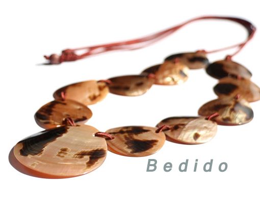 Brown Lip Tiger Shell Necklace