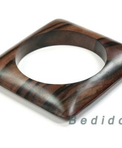 Square Ebony Kamagong Tiger Wood Bangles