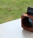 wood speaker android phone